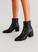 Bota Elisa em Couro Preto