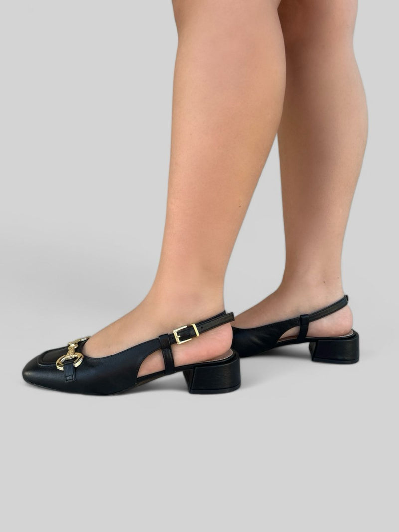 Slingback Samara Preto