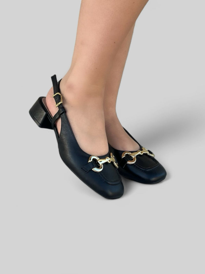 Slingback Samara Preto