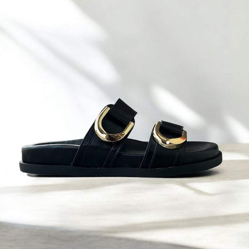 Birken Beatriz Couro Preto