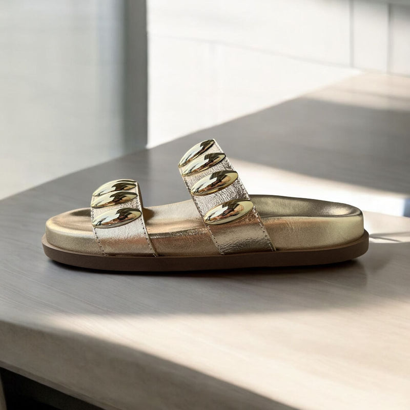 Birken Antonella Couro Ouro Light