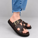 Birken Erika em Couro Marrom