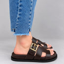 Birken Erika em Couro Marrom