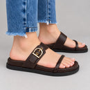 Birken Suelen em Couro Marrom