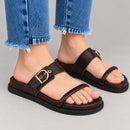 Birken Suelen em Couro Marrom