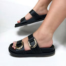 Birken Beatriz em Couro Preto
