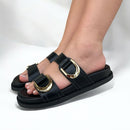 Birken Beatriz em Couro Preto
