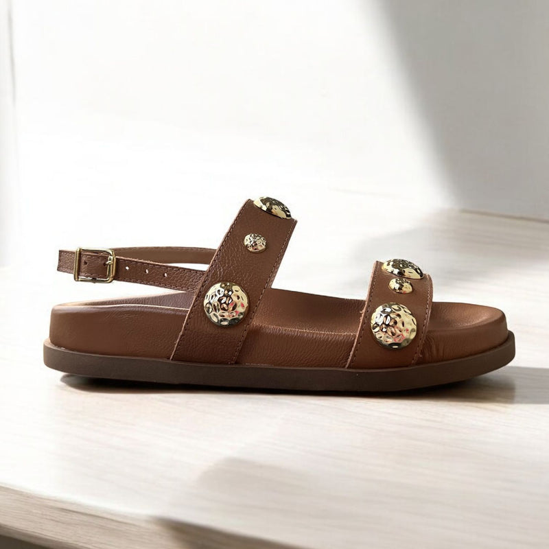 Birken Liz Couro Caramelo