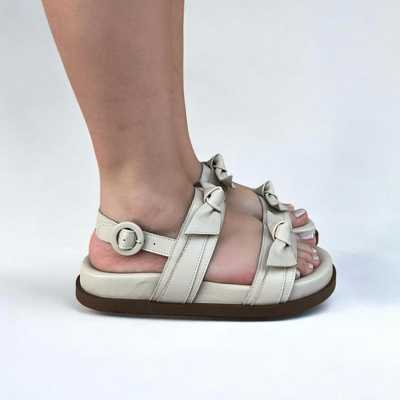 Birken Manuela Couro Off White