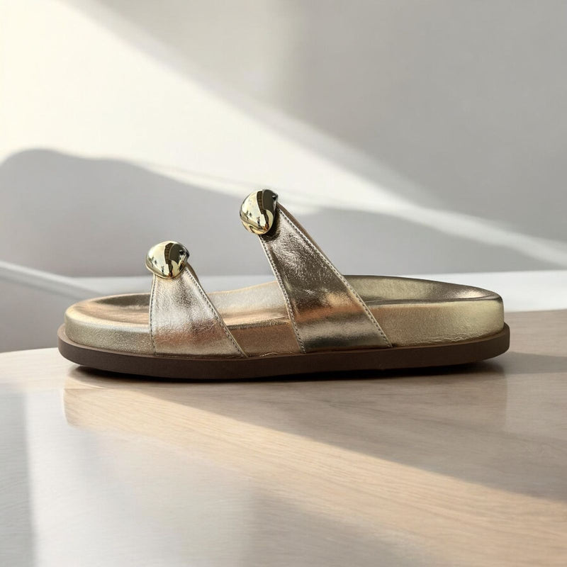 Birken Ayla Couro Ouro Light