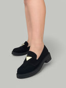 Mocassim Mel Camurça Preto