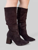 Bota Alice em Camurça Café