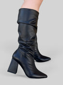 Bota Alice em Couro Preto