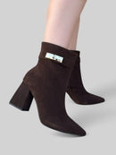 Bota Amanda em Camurça Café