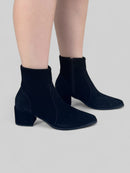 Bota Elisa em Camurça Preto