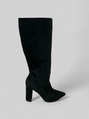 Bota Longa Carol em Camurça Preto