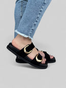 Birken Beatriz em Camurça Preto