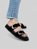 Birken Beatriz em Camurça Preto