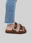 Birken Beatriz em Camurça Caramelo