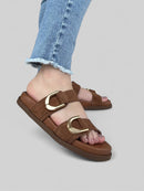 Birken Beatriz em Camurça Caramelo