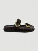 Birken Beatriz em Couro Marrom