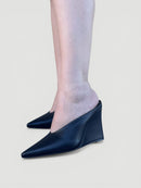 Mule Mabel em Couro Preto